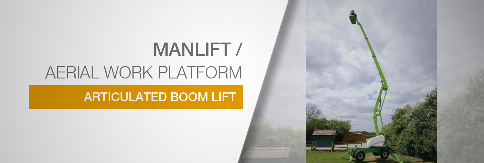 Manlift Aerial Work Platform Articulated Boom Lift Self Drive Type