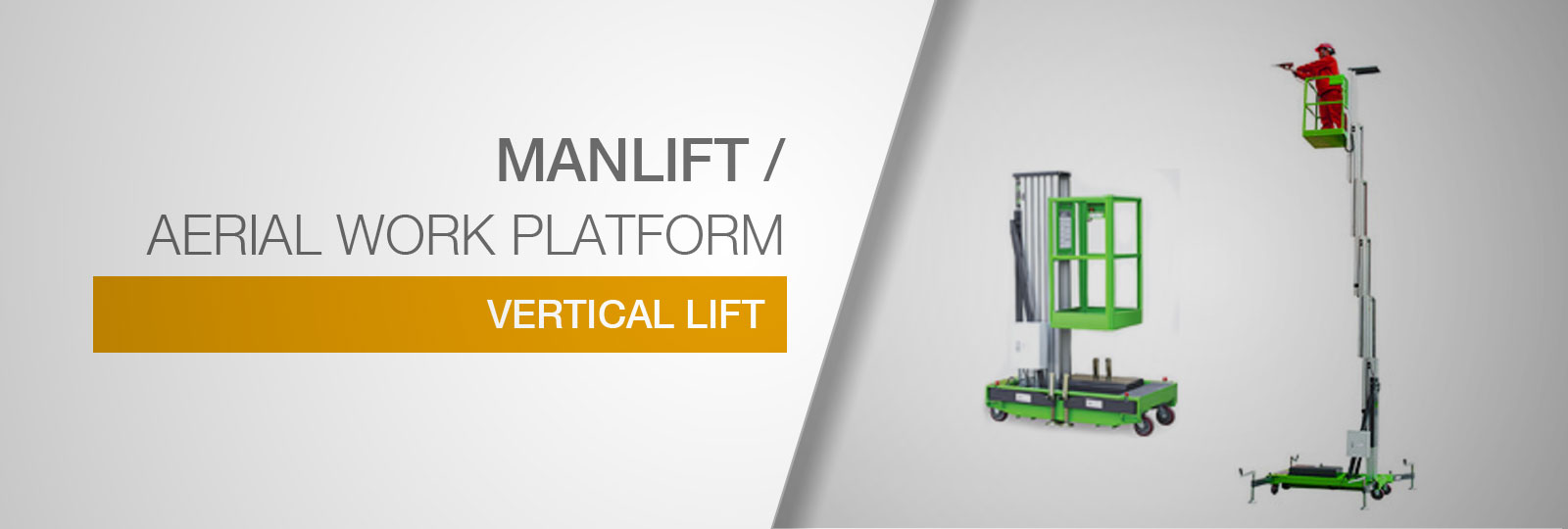 Manlift Aerial Work Platform Vertical Lift