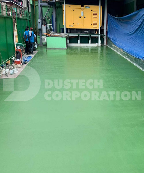 Polyurethane Flooring for a Food Manufacturing Facility in La Trinidad, Benguet