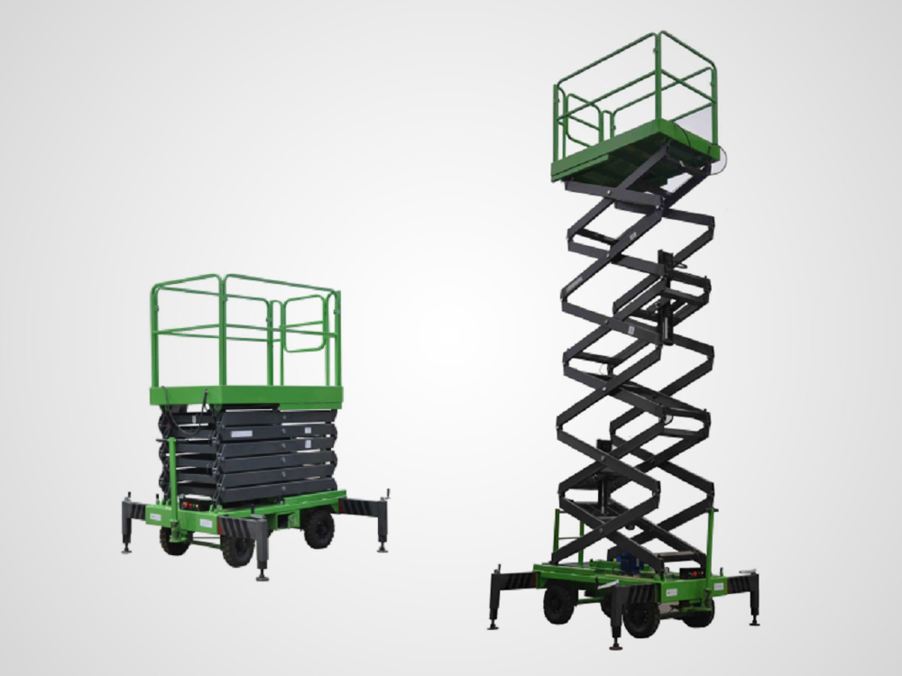 Manual Pushing Mobile Scissor Lift